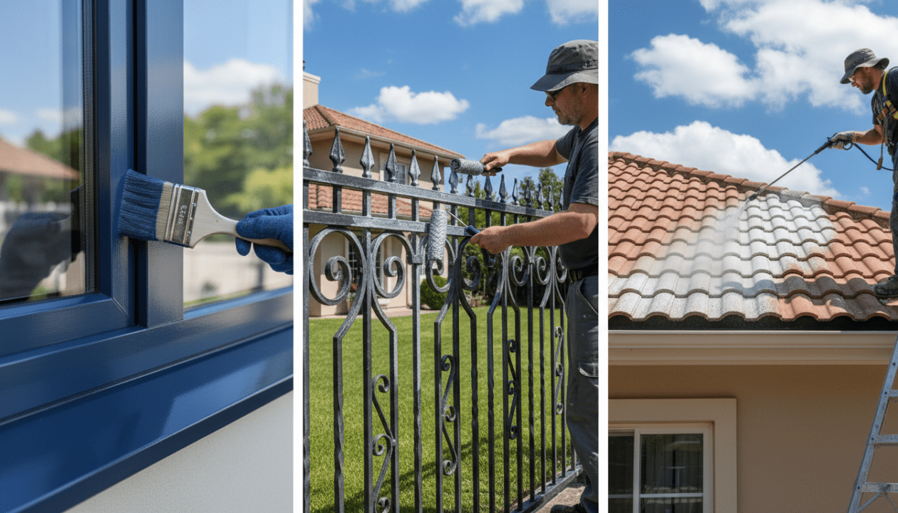 découvrez comment choisir la peinture extérieure idéale pour l'aluminium, le métal et les toitures, afin d'assurer une protection durable et une finition esthétique parfaite.