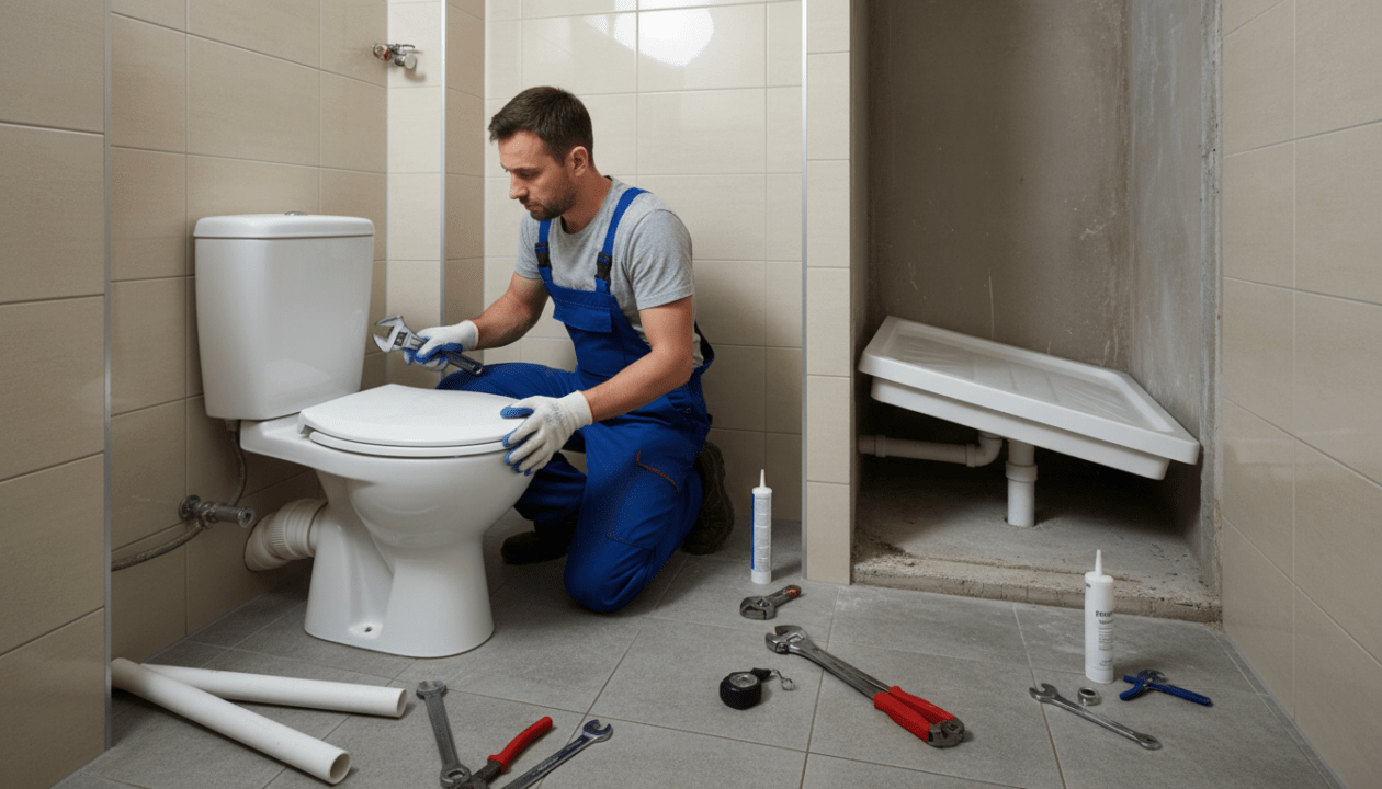 découvrez comment installer un wc et remplacer un bac à douche dans un espace réduit grâce à nos conseils pratiques en plomberie pour optimiser chaque centimètre.