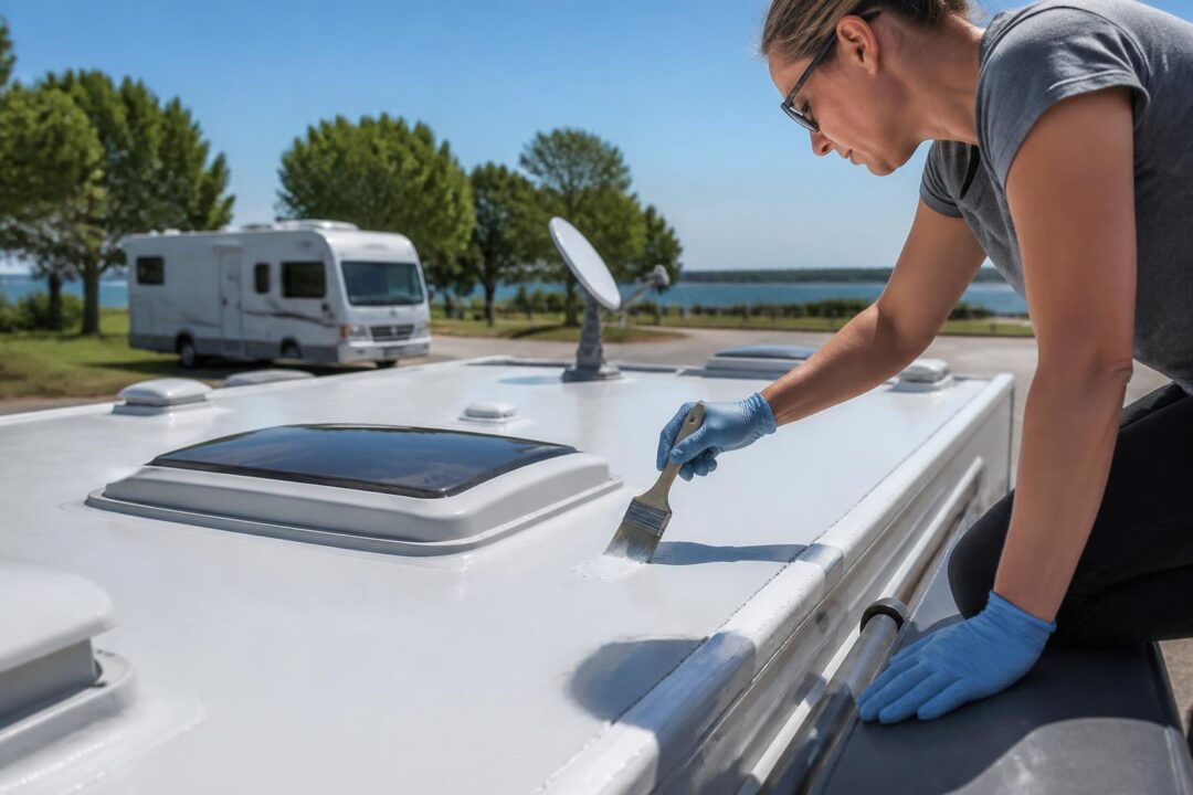 découvrez les meilleurs produits pour l'étanchéité du toit de votre camping-car et apprenez comment les appliquer efficacement pour protéger votre véhicule des infiltrations d'eau.