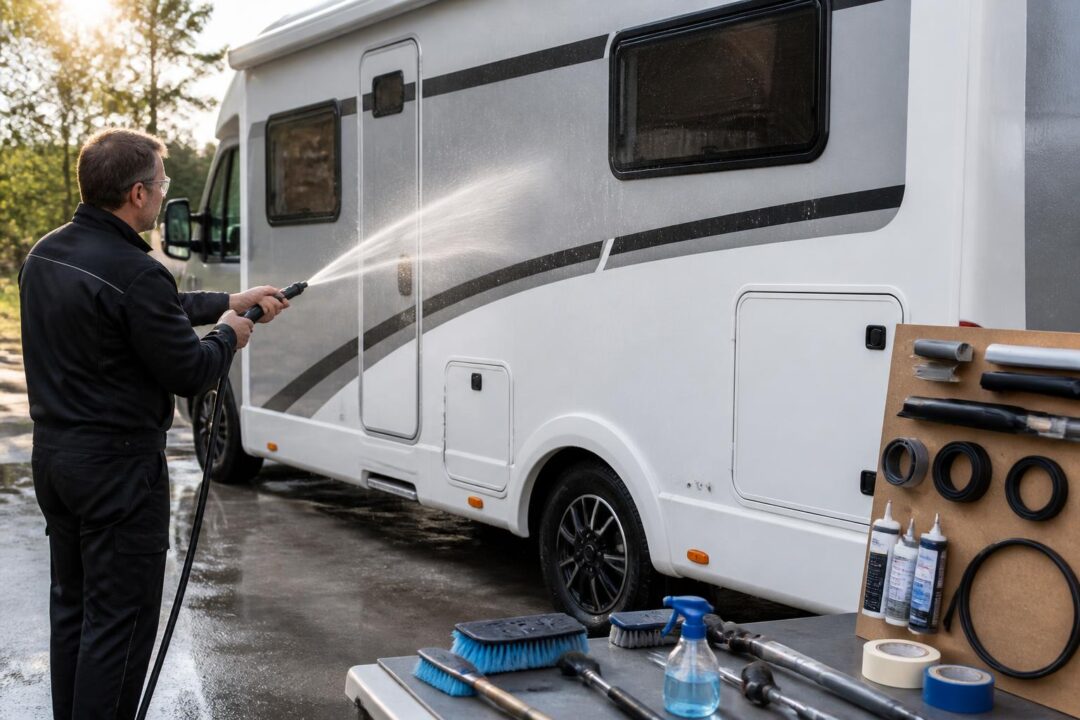 découvrez comment réaliser un test d'étanchéité pour votre camping-car, les méthodes efficaces, les coûts associés et les erreurs à éviter pour assurer une protection optimale contre les infiltrations d'eau.