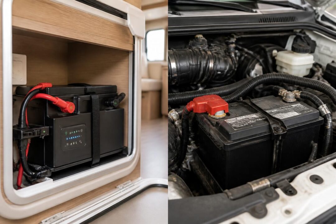 découvrez les différences entre batterie cellule et batterie moteur pour votre camping-car et choisissez la solution idéale pour une autonomie optimale lors de vos aventures.
