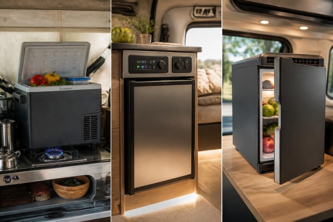 découvrez comment choisir le frigo idéal pour votre van aménagé : 12v, gaz ou compresseur, avantages et inconvénients pour bien équiper votre véhicule.